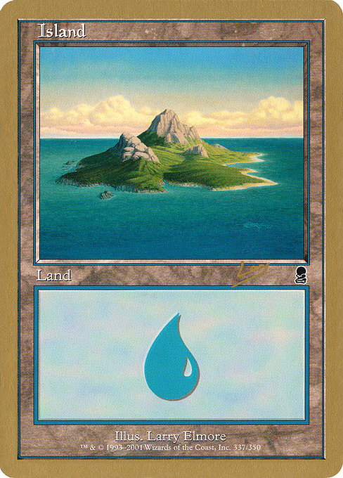 (英)島 / Island【WC02】 World Championship Decks 2002 Raphael Levy 金枠 No.109
