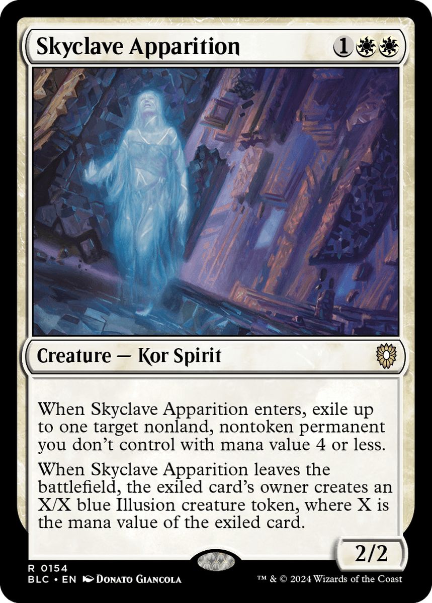 (英)スカイクレイブの亡霊 / Skyclave Apparition【BLC】 No.154