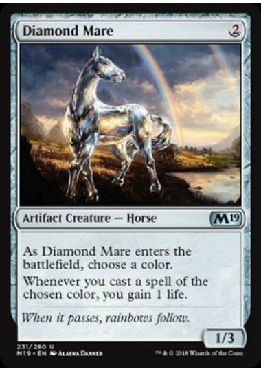 (英)【Foil】金剛牝馬 / Diamond Mare【M19】 No.231