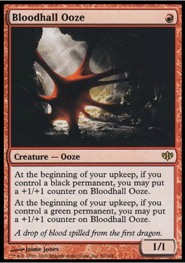 (英)【Foil】血の間の軟泥 / Bloodhall Ooze【CON】 No.059