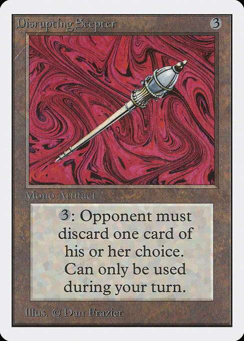 MTG　Disrupting Scepter（破裂の王笏）　２ED　１枚 英)破裂の王笏 / Disrupting Scepter【2ED】 No.243 | MtG通販サイト