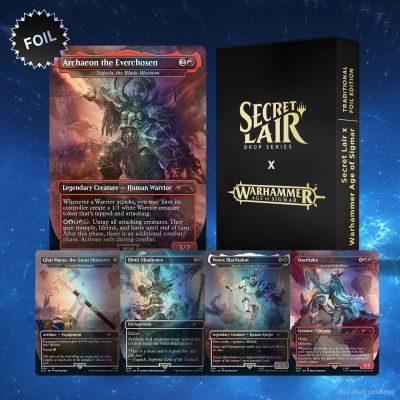 (英)Secret Lair x Warhammer Age of Sigmar Foil Edition 【BOX】 ※発送方法は「ゆうパック」を選択してください。