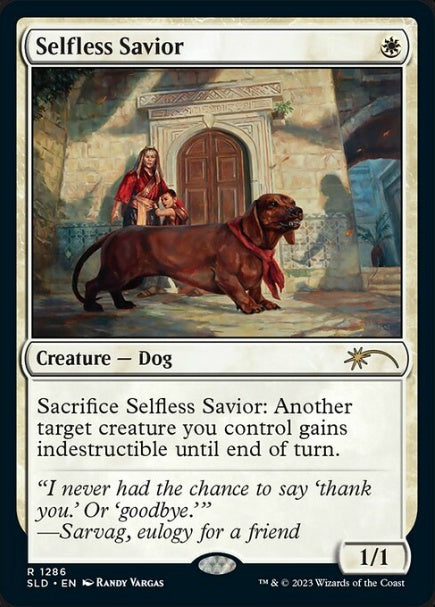 (英)無私の救助犬 / Selfless Savior【SLD】 Artist Series: Randy Vargas No.1286
