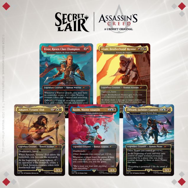 (英)Secret Lair x Assassin's Creed: Lethal Legends 【BOX】 ※発送方法は「ゆうパック」を選択してください。