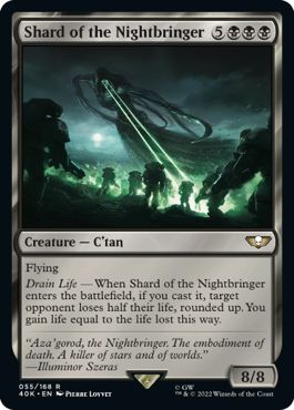 (英)【Surge-Foil】夜をもたらすもののシャード / Shard of the Nightbringer【40K】 No.055