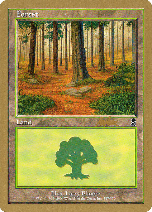 (英)森 / Forest【WC02】 World Championship Decks 2002 Brian Kibler 金枠 No.125
