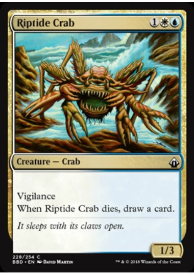 (英)【Foil】激浪のカニ / Riptide Crab【BBD】 No.228