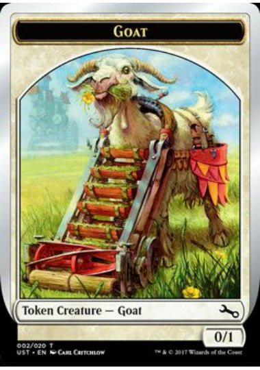(英)【Foil】ヤギトークン / Goat Token【UST-TOKEN】 No.002