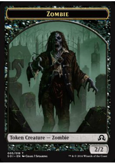 (英)ゾンビトークン / Zombie Token【SOI-TOKEN】 No.005