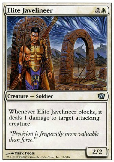 (英)精鋭なる投槍兵 / Elite Javelineer【8ED】 No.019