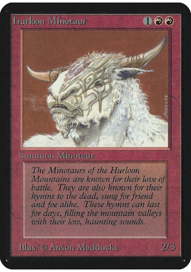(英)ハールーン・ミノタウルス / Hurloon Minotaur【ALPHA】 No.158