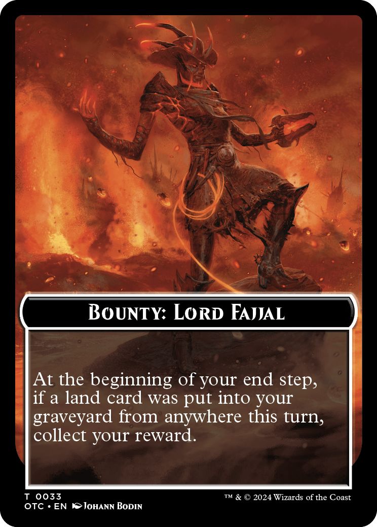 (英)賞金首：ファジャル卿 / Bounty: Lord Fajjal【OTC-TOKEN】 No.033