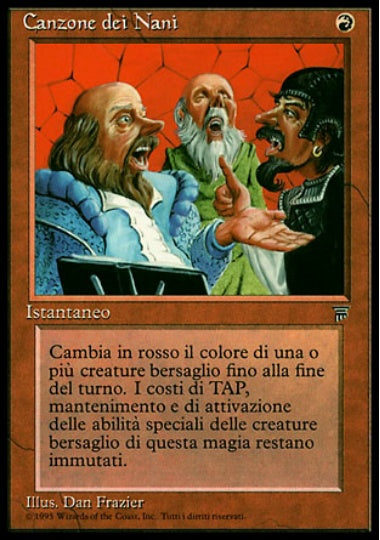 (イタリア語)Canzone dei Nani / Dwarven Song【LEG】 No.143