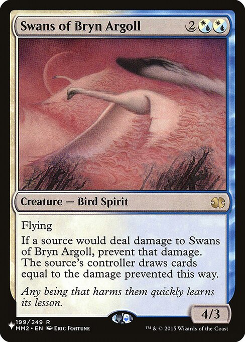 (英)ブリン・アーゴルの白鳥 / Swans of Bryn Argoll【MM2】 PWシンボル付き再販 No.199