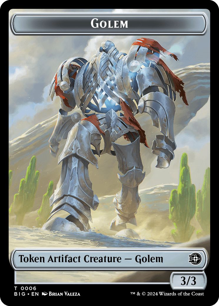 (英)ゴーレムトークン / Golem Token【BIG-TOKEN】 No.006