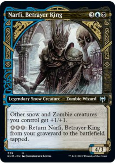 (英)背信の王、ナーフィ / Narfi, Betrayer King ★ショーケース枠★ 【KHM】 No.329