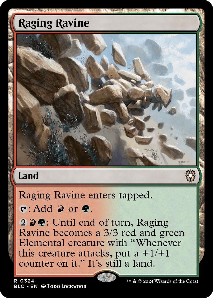 (英)怒り狂う山峡 / Raging Ravine【BLC】 No.324