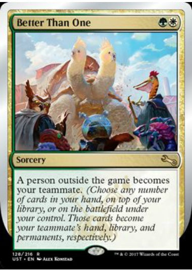 (英)【Foil】Better Than One 【UST】 No.128