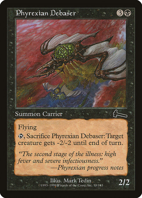 (英)ファイレクシアの堕落者 / Phyrexian Debaser【ULG】 No.059