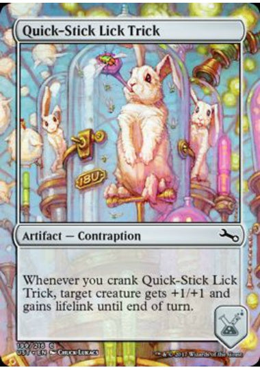 (英)【Foil】Quick-Stick Lick Trick 【UST】 No.199
