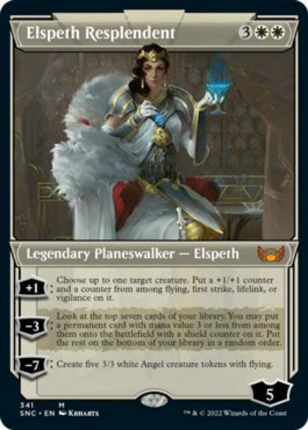 (英)【Foil】華やいだエルズペス / Elspeth Resplendent ★ショーケース枠★(アール・デコカード) 【SNC】 No.341