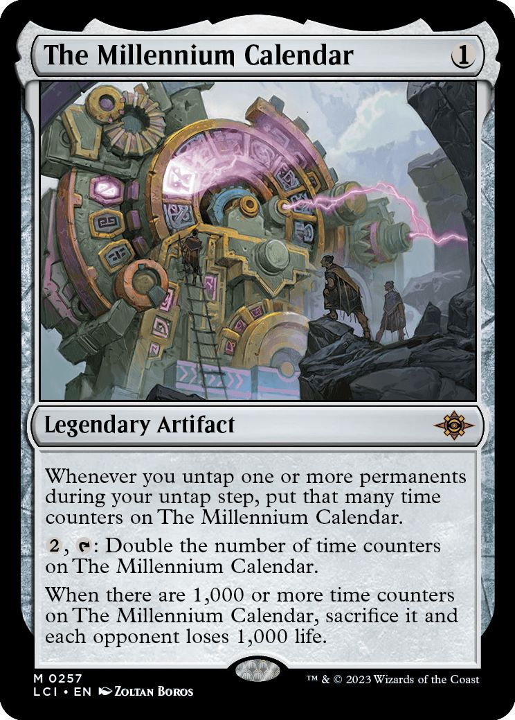 (英)【Foil】千年暦 / The Millennium Calendar【LCI】 No.257