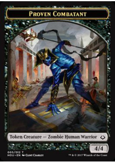 (英)実績ある戦闘員トークン / Proven Combatant Token【HOU-TOKEN】 No.005