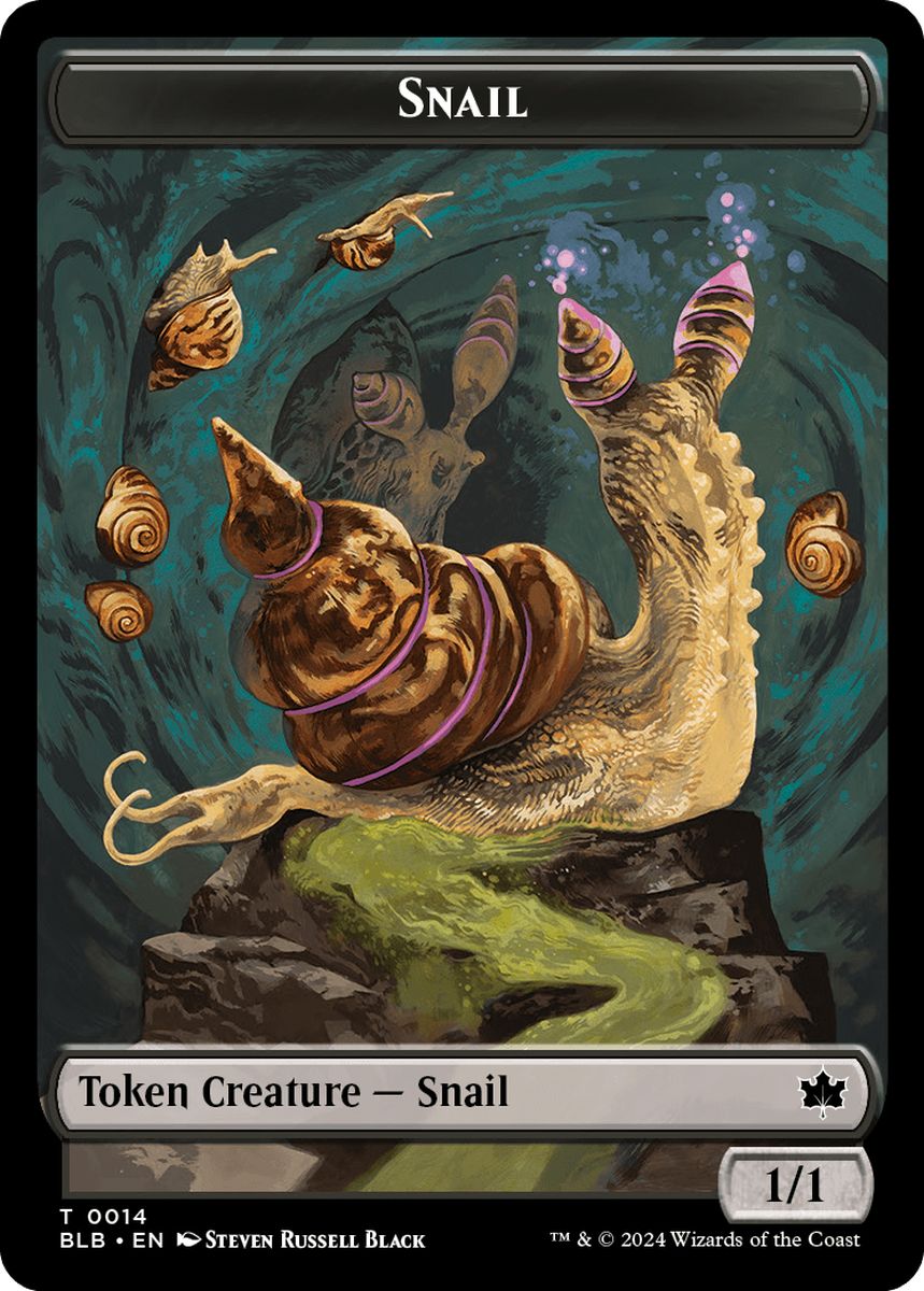 (英)カタツムリトークン / Snail Token【BLB-TOKEN】 No.014