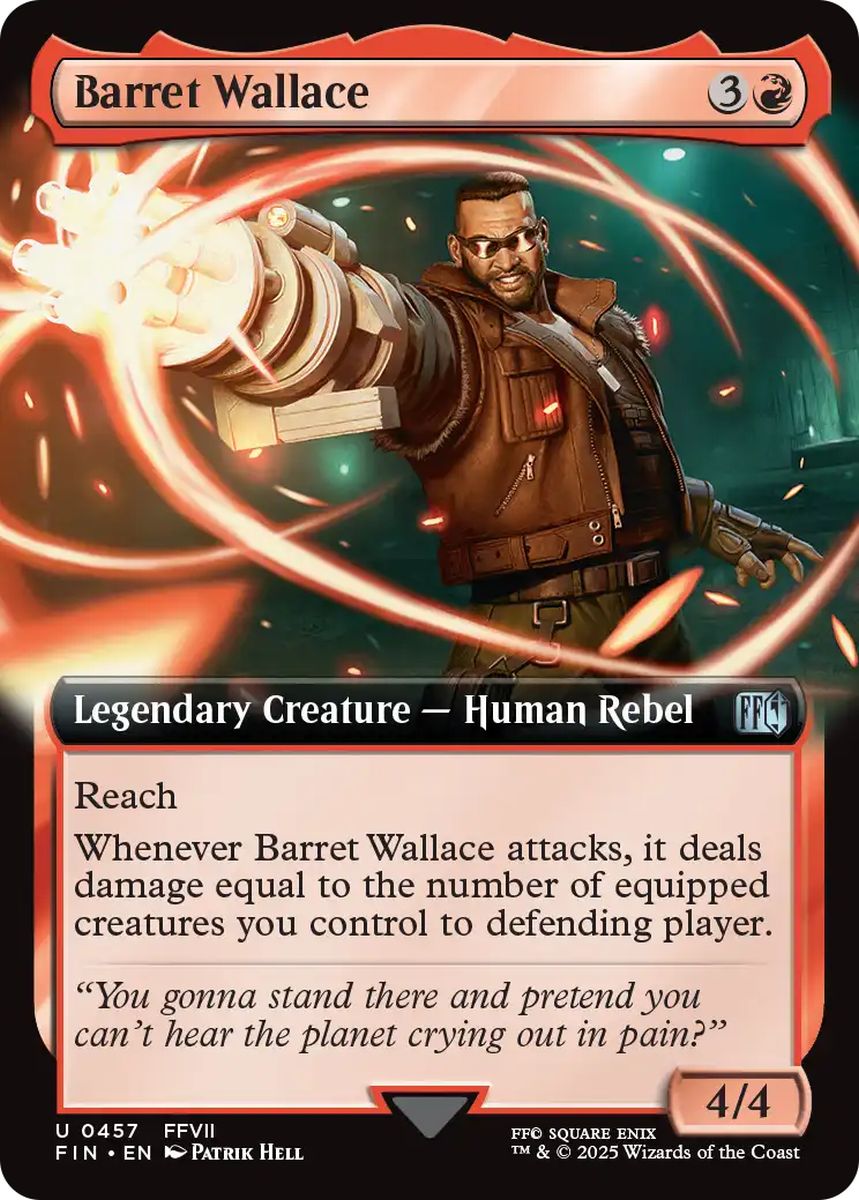 (英)バレット・ウォーレス / Barret Wallace ★拡張枠★ 【FIN】 No.457