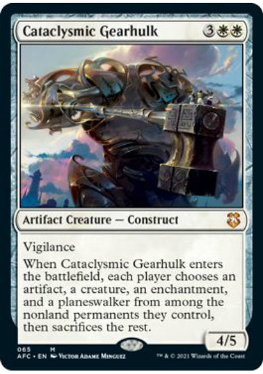 (英)激変の機械巨人 / Cataclysmic Gearhulk【AFC】 No.065
