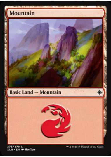 (英)【Foil】山 / Mountain【XLN】 No.275