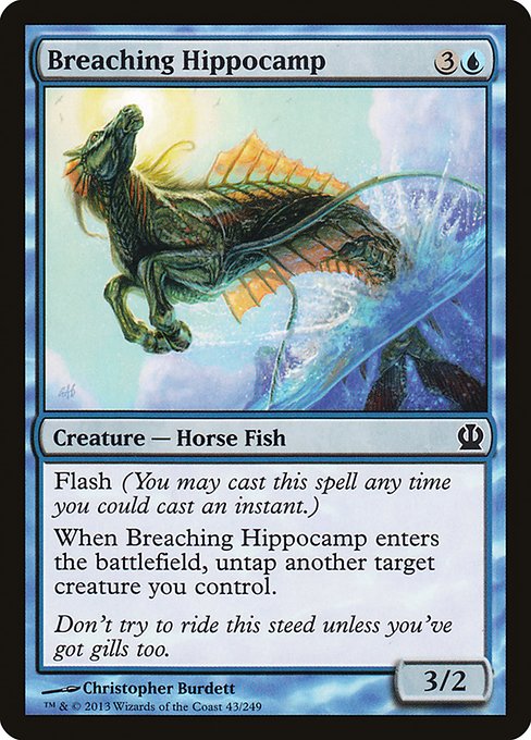 (英)【Foil】水跳ねの海馬 / Breaching Hippocamp【THS】 No.043