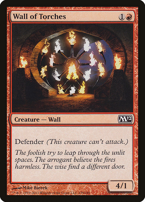 (英)松明の壁 / Wall of Torches【M12】 No.159