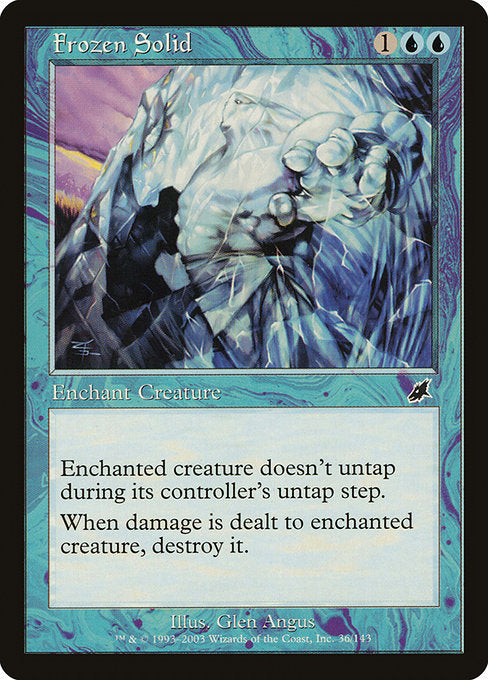(英)【Foil】凍結 / Frozen Solid【SCG】 No.036