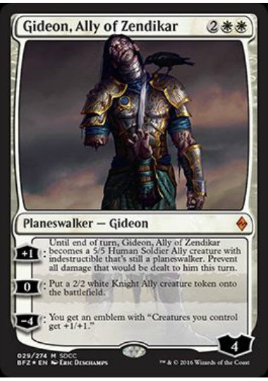 (英)【Foil】ゼンディカーの同盟者、ギデオン / Gideon, Ally of Zendikar【PRM】SDCC2016プロモ No.056