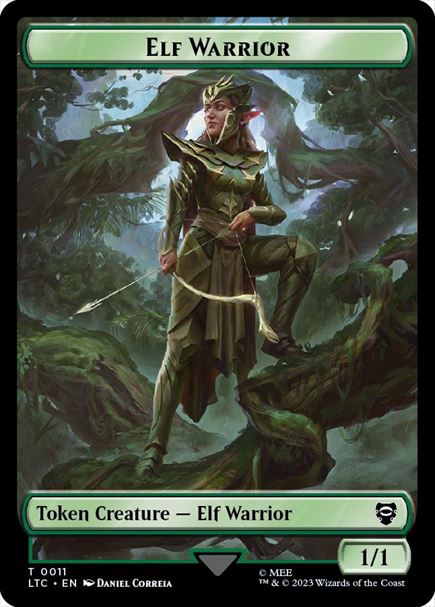 (英)エルフ・戦士トークン / Elf Warrior Token No.011 - 昆虫トークン / Insect Token【LTC-TOKEN】 No.012