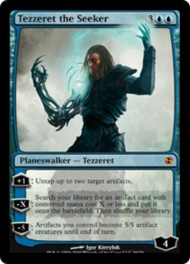 (英)【Foil】求道者テゼレット / Tezzeret the Seeker【EVST】絵違いFoil No.039