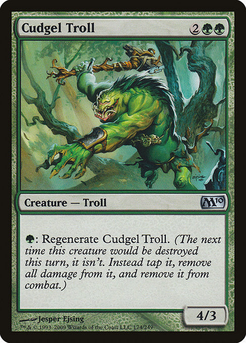 (英)【Foil】棍棒のトロール / Cudgel Troll【M10】 No.174