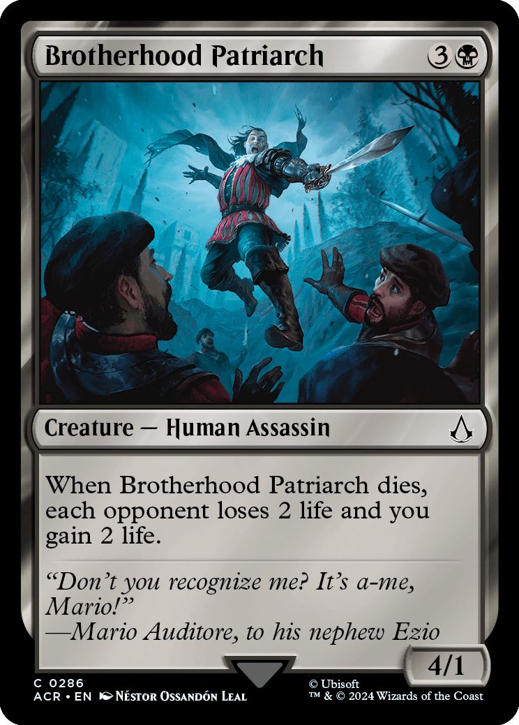 (英)Brotherhood Patriarch【ACR】 スターターキット収録 No.286