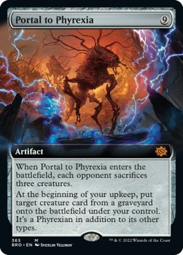 (英)【Foil】ファイレクシアへの門 / Portal to Phyrexia ★拡張枠★ 【BRO】 No.365