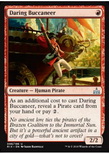 (英)勇敢な海賊 / Daring Buccaneer【RIX】 No.098