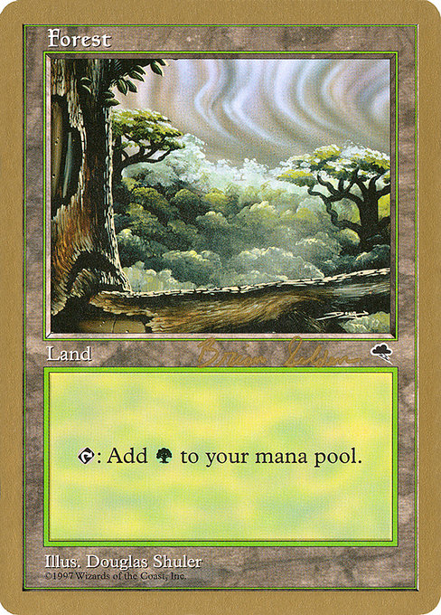 (英)森 / Forest【WC98】 World Championship Decks 1998 Brian Selden 金枠 No.107