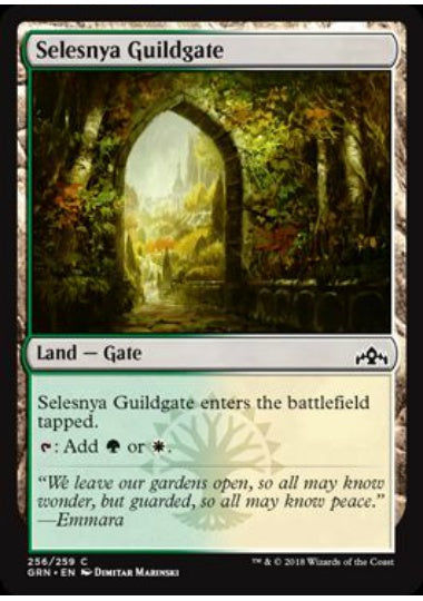(英)【Foil】セレズニアのギルド門 / Selesnya Guildgate【GRN】 No.256