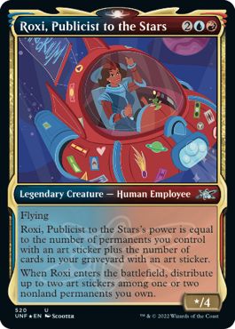 (英)【ギャラクシーFoil】Roxi, Publicist to the Stars ★ショーケース枠★ 【UNF】 No.520
