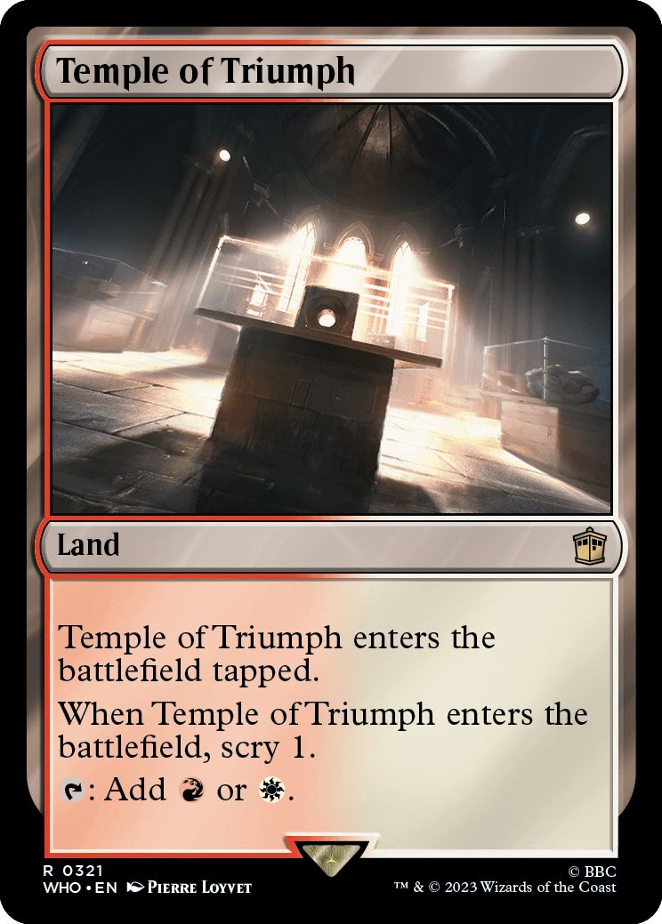 (英)【Foil】凱旋の神殿 / Temple of Triumph【WHO】 No.0321