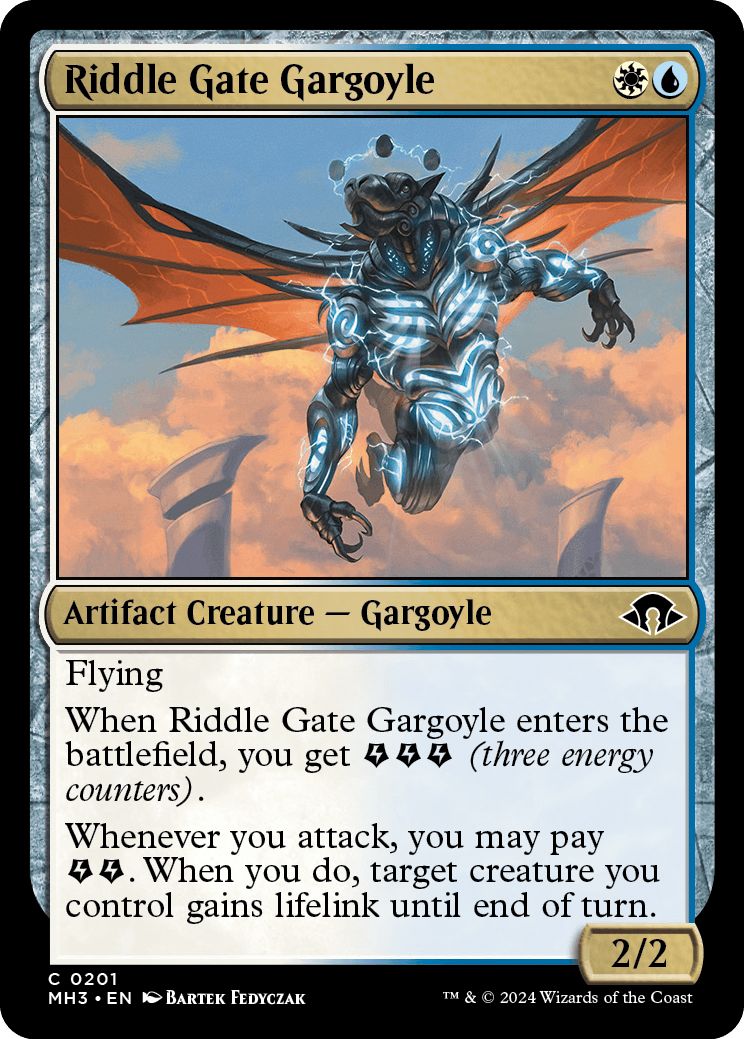 (英)謎の門のガーゴイル / Riddle Gate Gargoyle【MH3】 No.201