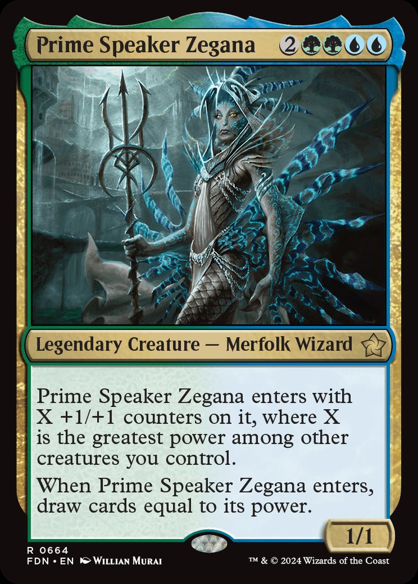 (英)首席議長ゼガーナ / Prime Speaker Zegana【FDN】 Starter Collection収録 No.664