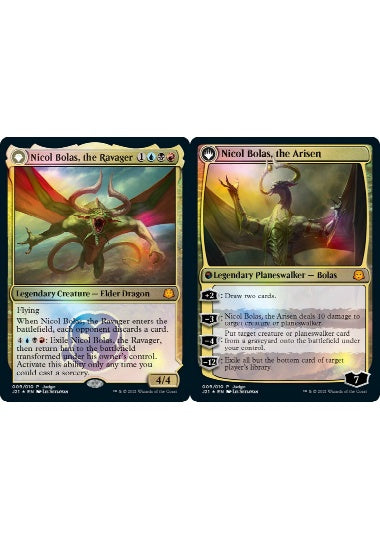 (英)【Foil】破滅の龍、ニコル・ボーラス / Nicol Bolas, the Ravager - 覚醒の龍、ニコル・ボーラス / Nicol Bolas, the Arisen【PRM】ジャッジ褒賞 No.042