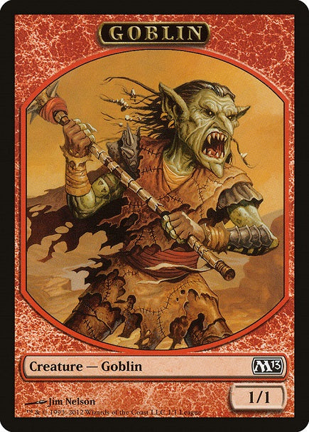 (英)ゴブリントークン / Goblin Token【PRM】 基本セット2013 リーグプロモ No.028