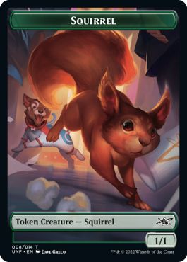 (英)リストークン / Squirrel Token【UNF-TOKEN】 No.008